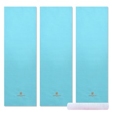 Songwol 松月 Arnaldo Bassini運動毛巾 藍色 3入+素色洗臉毛巾 隨機出貨, 1組