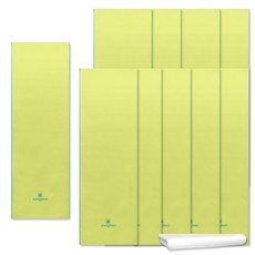 Songwol 松月 Arnaldo Bassini運動毛巾 淺綠色 10入+抹布 白色, 混色, 1組