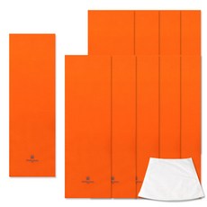 Songwol 松月 運動毛巾 橘色 10入+雪花擦手巾 白色, 混色, 1套