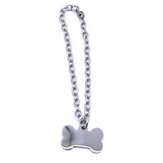 하온펫 뼈다귀 팬던트 중 강아지 목걸이 I XS, 1개