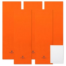 Songwol 松月 Arnaldo Bassini運動毛巾 橘色 5入+素色抹布 隨機出貨, 混色, 1組