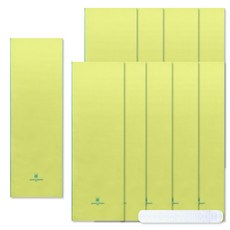 Songwol 松月 Arnaldo Bassini運動毛巾 淺綠色 10入+純棉毛巾 隨機出貨, 混色, 1組