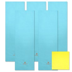 Songwol 松月 Arnaldo Bassini運動毛巾 藍色 5入+德國抹布 隨機出貨, 混色, 1組