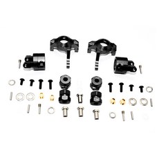 GPM MJ019021/5D-GS鋁製C-HUB&轉向臂 5度CASTER, BK, 1套