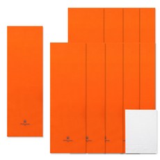 Songwol 松月 生動運動 31 毛巾橙色 10p+彩色抹布隨機出貨, 混色, 1套