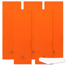 Songwol 松月 Arnaldo Bassini運動毛巾 5入+素色洗臉毛巾 白色, 橘色, 1組