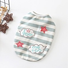 Petnine 寵物星雲無袖T恤, 綠色