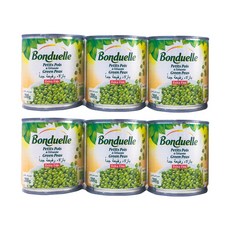 Bonduelle 豌豆罐頭 3入, 600g, 2組