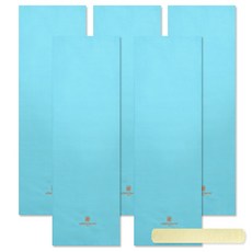 Songwol 松月 運動毛巾 藍色 5入+洗臉毛巾 黃色, 混色, 1套