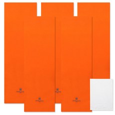 송월타월 비비드 31 스포츠타월 5p + 칼라행주 하얀색, 주황, 1세트