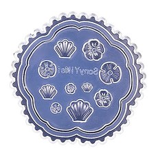 MEIBROWN 3D軟式矽膠凝膠美甲模具 飾品水鑽 M08117, 貝殼, 1套