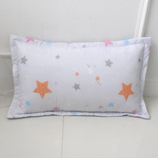 design&Story 孩童印花棉枕頭, 灰色