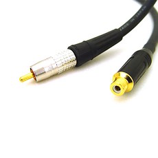 카나레 카나레 디지털 RCA 연장케이블, 블랙, 80m, 1개