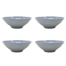 L Foret 質感設計陶瓷碗, 雲灰色, 4個