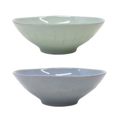 L Foret 韓國產麵碗2入組, 葉綠色 + 雲灰色, 1套