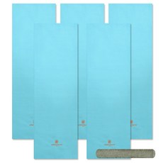 Songwol 松月 生動運動 31 毛巾藍色 5p + 杜松子美容毛巾橄欖, 混色, 1套