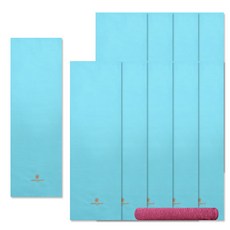 Songwol 松月 Arnaldo Bassini運動毛巾 藍色 10入+美容毛巾 紫紅色, 混色, 1組