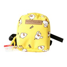 앤티스 반려동물 캐릭터 포켓가방 소형, 병아리옐로우, 1개