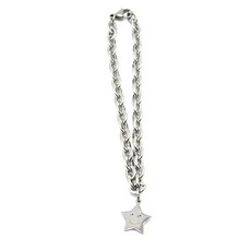 하온펫 별 팬던트 강아지 목걸이 L, J, 1개