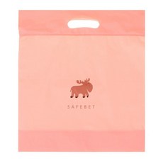 Super Six 防塵罩包包收納袋 小號 粉紅麋鹿, 1張, 1個