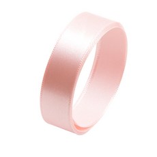緞面緞帶 50碼 15mm, 1個, 膚粉色, 45m