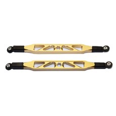 GPM鋁製後上車架連桿零件 帶塑膠接頭 1PR 遥控車車身零件, 山雀, 1套