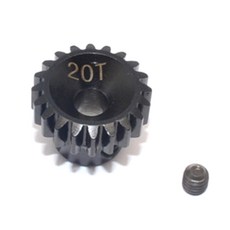 GPM Steel 45 Pinion Gear 32 Pitch 20T RC기어, BK, 1세트