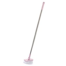 Block Mart 猪鬃毛瓷磚地板清潔刷, 粉色的, 1個