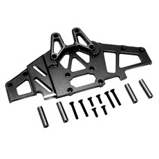 GPM ALUMINIUM FRONT CLIP & SKID PLATE RC카 바디부품, BK, 1세트