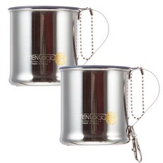 스텐락 나침반 올스텐등산컵 C6-358 210ml, 2개