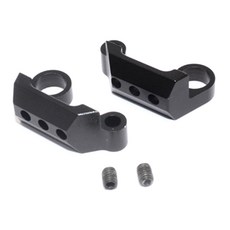 GPM ALUMINIUM Rear Cage Mount 1PR RC카 바디부품, BK, 1세트