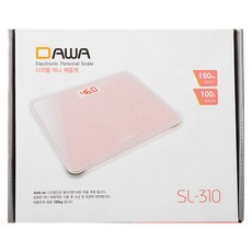 DAWA 茶花迷你數字秤, SL-310, 粉色的