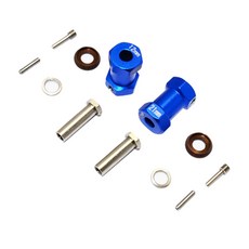 鋁合金六角輪座 寬21mm 專用 4mm/5mm 輪軸配件, B, 1套