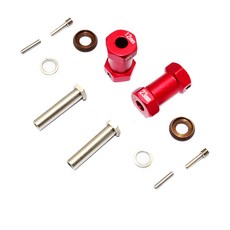 鋁合金六角輪座 寬23mm 專用 4mm/5mm 輪軸配件, R, 1套