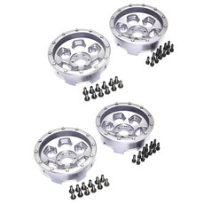 GPM ALUMINIUM前後2.2輪子表面珠鎖 6孔 2入, GS, 2套