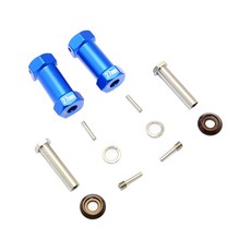 鋁合金六角輪座 寬27mm 專用 4mm/5mm 輪軸配件, B, 1套