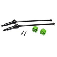 GPM STEEL 45 FRONT CVD DRIVE SHAFT 124mm WITH 8mm WHEEL HEX, G, 1세트