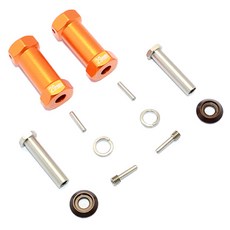 鋁合金六角輪座 寬29mm 專用 4mm/5mm 輪軸配件, 或者, 1套