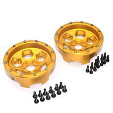 GPM ALUMINIUM前後2.2輪子表面珠鎖 6孔 2入, 山雀, 1套