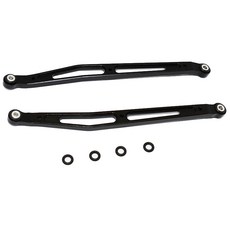 GPM 鋁製後上底盤連桿零件 AX31109 1PR RC 車身零件, BK, 1套