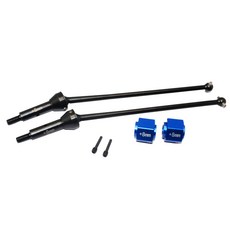 GPM STEEL 45 FRONT CVD DRIVE SHAFT 124mm WITH 8mm WHEEL HEX, B, 1세트