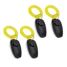 Bissel 狗訓練用品 Clicker Whistle, 黑色的, 4件