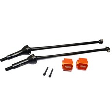 GPM STEEL 45 FRONT CVD DRIVE SHAFT 124mm WITH 8mm WHEEL HEX, OR, 1세트