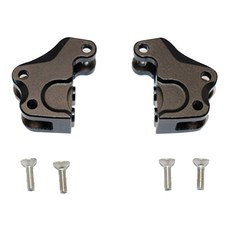 GPM ALUMINIUM Front/Rear Gear Box Components 1pr set, BK, 1세트