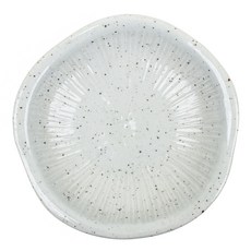 예인도예 잿빛 원 찬기 대 16 x 4 cm, 혼합 색상, 1개