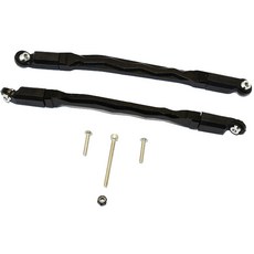 GPM ALUMINIUM Front/Rear Upper Chassis Link Parts 1pr set, BK, 1세트