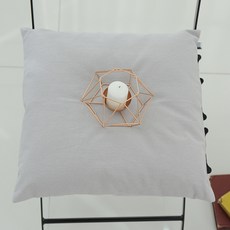 簡約素色靠墊套, 馬麥森灰