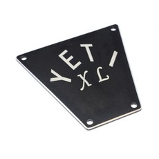 GPM ALUMINIUM FRONT BUMPER PLATE, BK, 1개