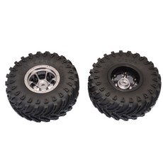 GPM鋁合金6孔珠鎖&尼龍輪框與2.2吋輪胎&泡棉墊片 使用於12mm Hex 1入, GS, 1套