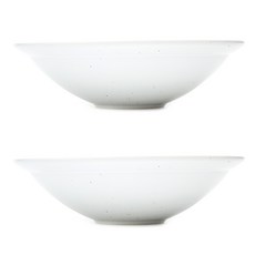 소일베이커 제주 림샐러드볼, 화이트, 2개입